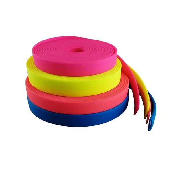 PVC Coated Polyester Webbing Rubber Coated Webbing For Dog Collar